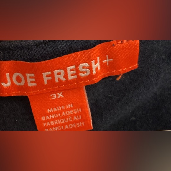 3X Joe Fresh 100% Cotton Top with Crochet Yoke - Picture 8 of 11